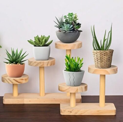Flower Pot Wodden Stand - Image 2