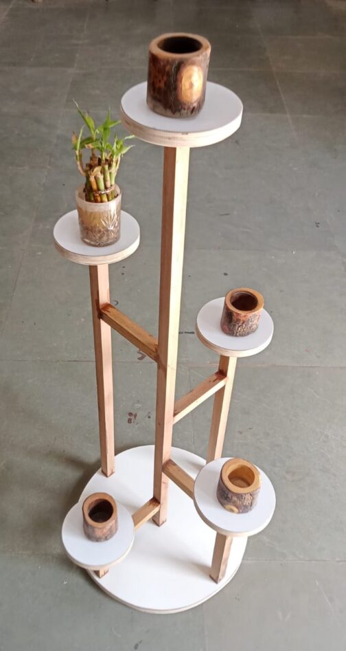 Flower Pot Wodden Stand - Image 3