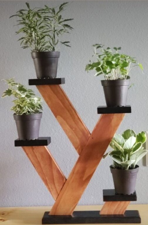 Flower Pot Wodden Stand - Image 5