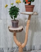 Flower Pot Wodden Stand